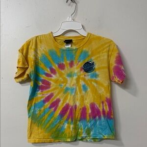 Santa Cruz Skateboards Kids Colorful Tie-Dye Tee